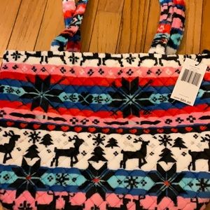 Small Vera tote in Nordic stripe multi.